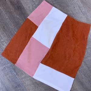 Shein brand skirt, size small, multi-color.